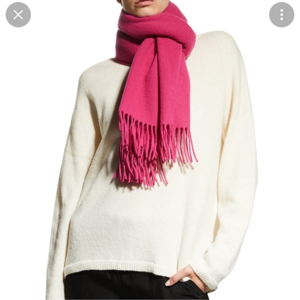 Moncler Logo Scarf 100% Wool New - Picture 4 of 9